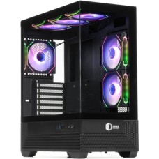 Корпус QUBE Fort ARGB Black with window (FORT_GBNU3)
