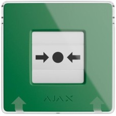 Тривожна кнопка Ajax ManualCallPoint Jeweller Green (44794)