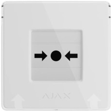 Тривожна кнопка Ajax ManualCallPoint Jeweller White (44796)