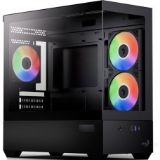 Корпус AeroCool P300D Digi-G-BK-v1 Black with window (ACCS-PN05033.11)