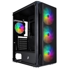 Корпус 1stPlayer X5-BK-4F1 Black with window (X5-BK-4F1-PS-750FK-EU)