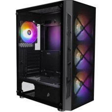Корпус 1stPlayer XP-BK-4F1 750W Black with window (XP-BK-4F1-PS-750FK-EU)
