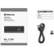 Клавиатура Real-EL RK-715W Black (EL123100051)