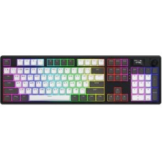 Клавіатура Hator Skyfall 100 Pro Aurum Vanila Silent Wireless Grey/Black (HTK4100UA)
