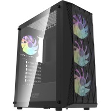 Корпус DARKFLASH DK352 Black with window (DK352 BLACK)