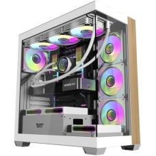 Корпус DARKFLASH DS900W White with window (DS900W WHITE)