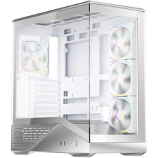 Корпус 1stPlayer GM7-SV-3FN7R-W-1FN7-W Silver with window
