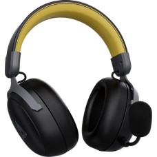 Гарнітура Ajazz AHM08 Max WL/BT Black/Grey/Yellow (AHM08-MAX-BGY)