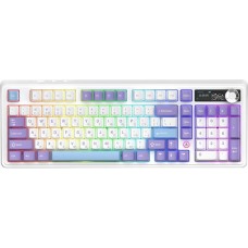 Клавіатура Ajazz AK980 V2 Gift Switch V2 WL/BT/USB Purple/White/Blue (AK980-V2-G-PWB)