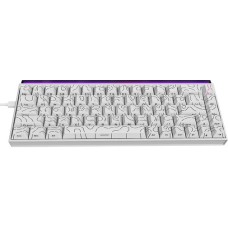 Клавіатура Ajazz NK68 Red Switch Side Contour White (NK68-R-S-W)