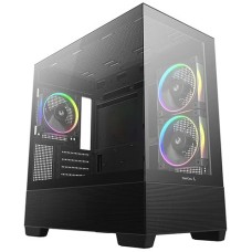 Корпус Deepcool CG380 3F Black with window (R-CG380-BKAGM3-G)