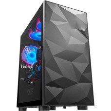 Корпус DARKFLASH DLM21 Black with window (DLM21 BLACK)