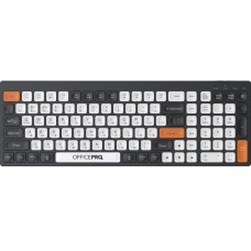 Клавіатура OfficePro SK985BO WL/BT Black/White