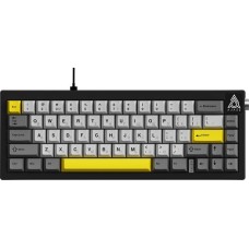 Клавіатура Ajazz AK650 Moon Yellow Switches ENG/UKR USB Gray/White/Yellow (AK650-MY-GWY)