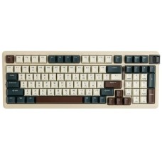Клавіатура KZZI K98 Rainbow Switch ENG/UKR WL/BT/USB Oasis Green (6935280824975)
