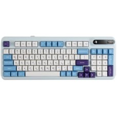 Клавіатура KZZI Z98 Rainbow Switch ENG/UKR WL/BT/USB Blue Sea (6977534870420)