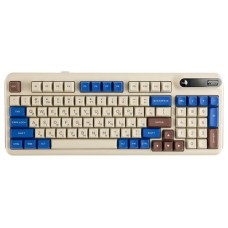 Клавіатура KZZI Z98 Rainbow Switch ENG/UKR WL/BT/USB Latte (6977534870437)