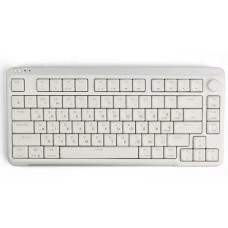 Клавіатура KZZI I75 Red Switch WL/BT/USB White (6977534870628)