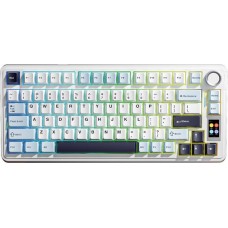 Клавіатура Aula S75 Pro ENG/UKR WL/BT/USB White (6978080502148)