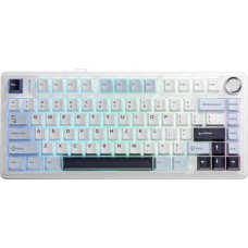 Клавіатура Aula F75 ENG/UKR USB White (6978080504883)