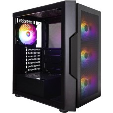 Корпус 1stPlayer T7-P-BK-4F1 750W Black with window (T7-P-BK-4F1-PS-750FK-EU)