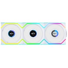 Кулер Lian-Li Uni Fan SL Wireless LCD 120 White 3pcs (G99.12SLLCD1W3W.00)