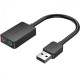 Зовнішня звукова карта Vention CDYBF Black