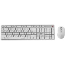 Комплект клавіатура+миша Gembird Pro Business Silent Wireless White (KBS-WMS-01-W-CYRL)