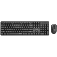Комплект клавіатура+миша Gembird Pro Business Silent Wireless Black (KBS-WMS-01-CYRL)