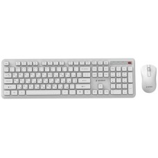 Комплект клавіатура+миша Gembird Slim Pro Business Wireless White (KBS-WPS-01-W-CYRL)