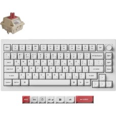 Клавіатура Keychron V1 Ultra Keychron Red Switch RGB UKR/ENG WL/BT/USB White (V1U-F1-UA)
