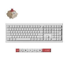 Клавіатура Keychron V6 Ultra Keychron Red Switch RGB White (V6U-F1-UA)