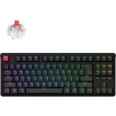 Клавіатура Keychron C3 Max Super Red Switch RGB Black (C3M-H1-UA)