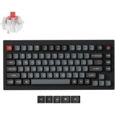 Клавіатура Keychron V1 8K Keychron Super Red Switch RGB Black (V1W-D1-UA)