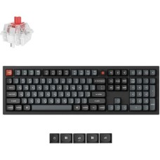 Клавіатура Keychron V6 8K Keychron Super Red Switch RGB Black (V6W-D1-UA)
