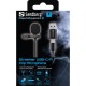 Микрофон Sandberg Streamer USB Clip Black (126-40)