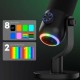Мікрофон Streamplify MIC MINI-48-RGB-ST Black (SPMC-MM1C327.11)