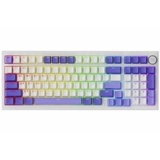Клавіатура Proove Gaming Slicker Pro Ukraine Layout Gateron G Pro 3.0 Yellow WL/BT/USB White/Purple (WKSLP0022417)
