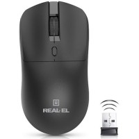 Миша Real-EL RM-307W Black (EL123200051)