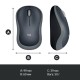 Миша Logitech M185 Gray (910-002238)