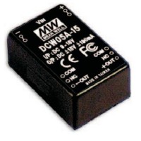 DC/DC преобразователь 5W, MeanWell DCW05A-15