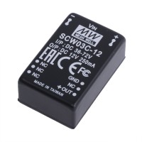 DC/DC преобразователь 3W, MeanWell SCW03C-12
