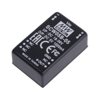 DC/DC перетворювач 5W, MeanWell SCW05B-05