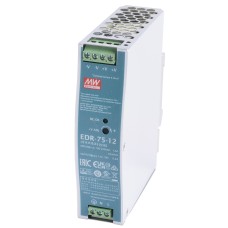 Блок живлення на DIN-рейку 75W 12V EDR-75-12 MeanWell