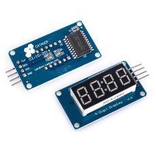 Модуль годинника для Arduino із семисегментним дисплеєм, червоне світло, TM1637