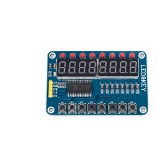 Модуль 8-розрядного 7-сегментного дисплея для Arduino на TM1638