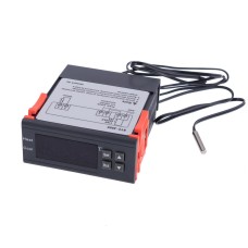 Цифровий термостат TRM-220. -50C...110C +/-0.5C. Верхній і нижній пороги спрацювання. 10А. China