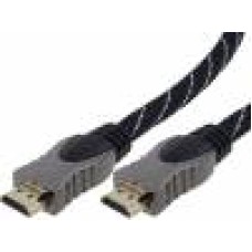 Кабель HDMI 1.4, вилка HDMI з обох сторін, довжина 1,8 м, чорний (CG575L-018-PB) VCOM
