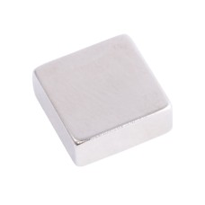 Магніт NdFeB, Блок 10 x 10 x 4 mm (N38), Ni + Cu + Ni (нікель) HHII