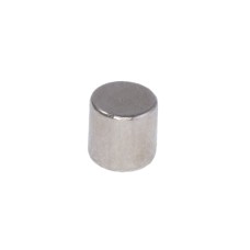 Магніт NdFeB, диск/циліндр D4 x 4 mm (N38), Ni + Cu + Ni (нікель) HHII
